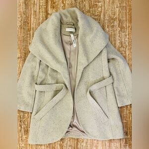 Tahari Womens Twead Wrap Coat - Size Large
